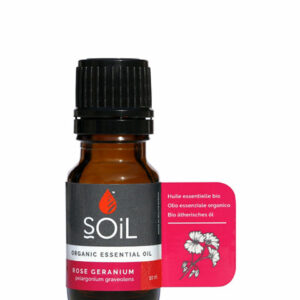 Organic Rose Geranium Essential Oil (Pelargoneum Graveolens) 10ml